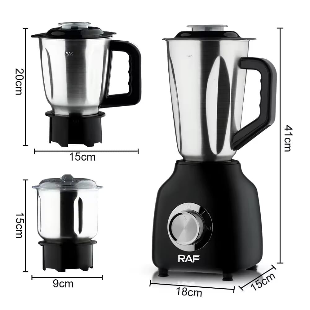 RAF BLENDER  EN INOX 3 bols