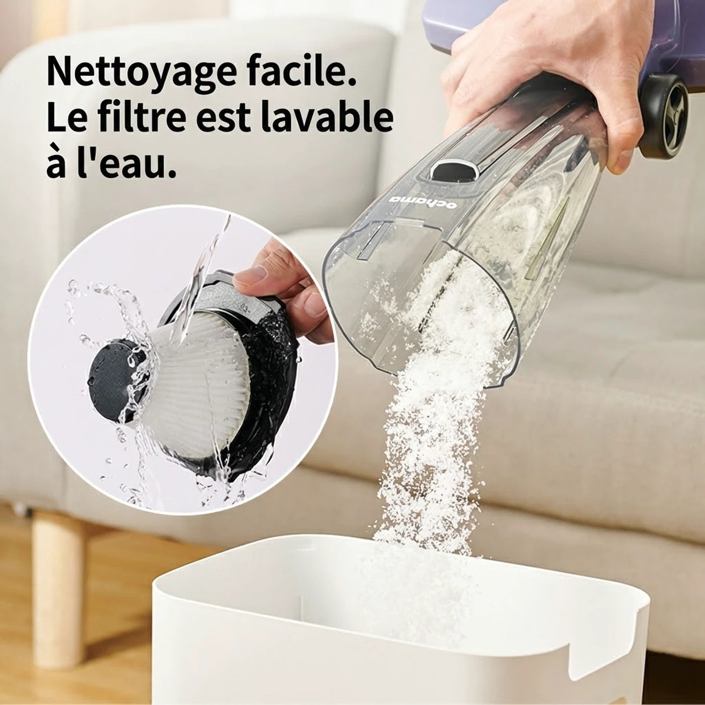 Aspirateur balai filaire 550 W – 0,5 L