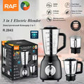 RAF BLENDER  EN INOX 3 bols