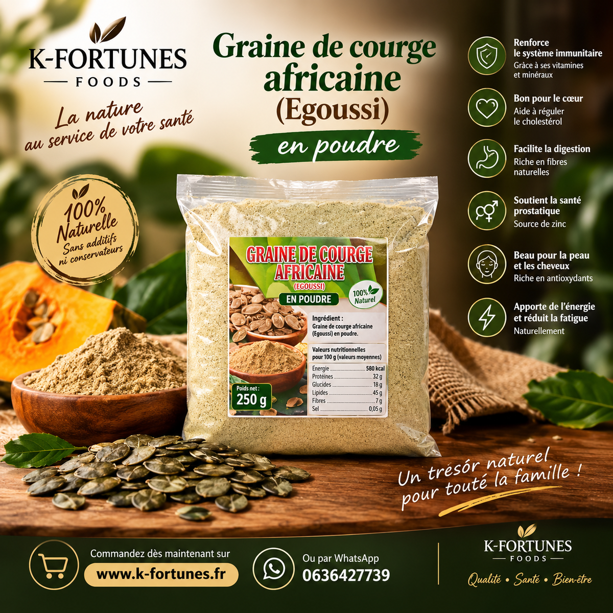 Pistache Moulue (M’bika) 100 g