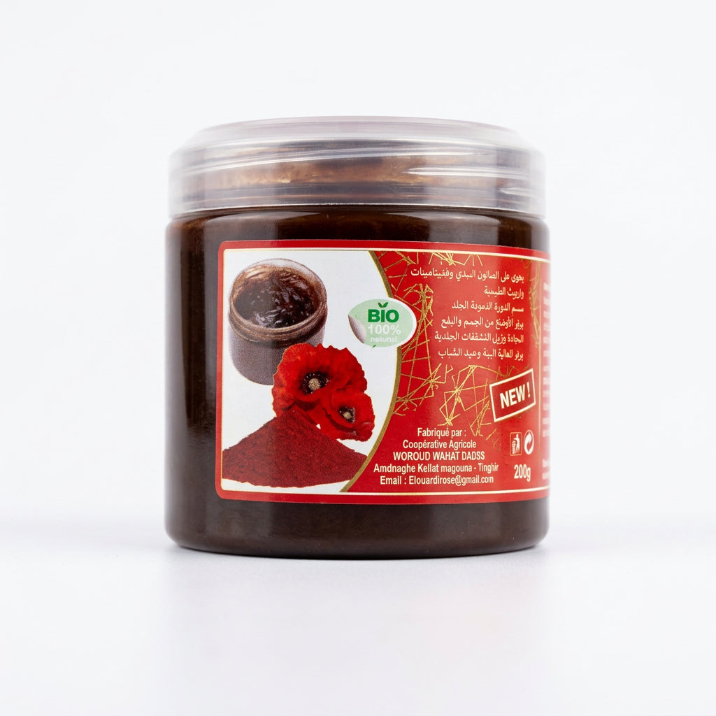 Savon noir du Maroc à l’Akher Fassi - 200g
