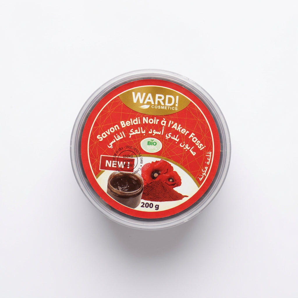 Savon noir du Maroc à l’Akher Fassi - 200g