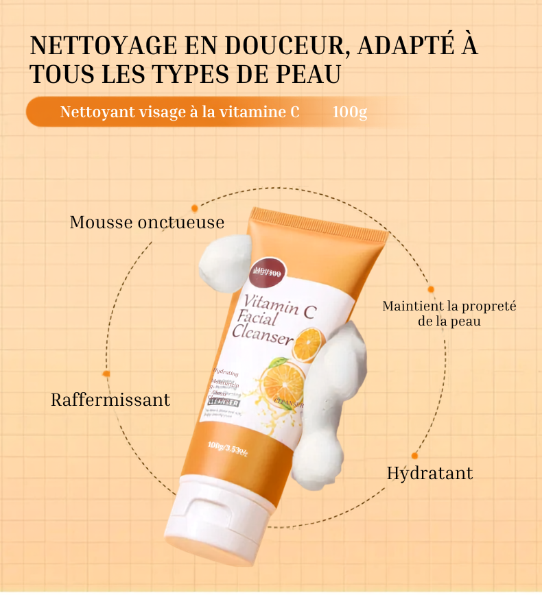 Nettoyant visage à la Vitamine C – 100 g